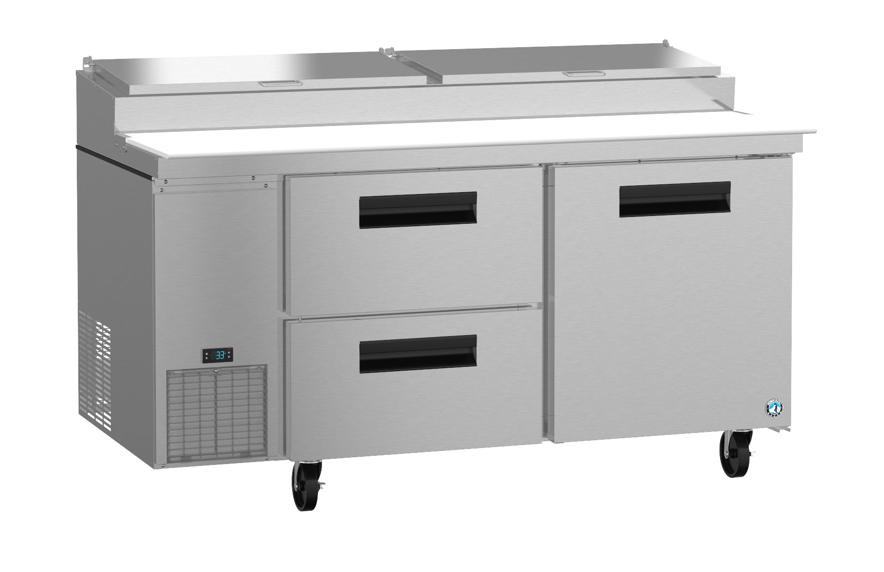 Hoshizaki PR67A-D2 | 67" Wide 2 Drawer Pizza Prep Table