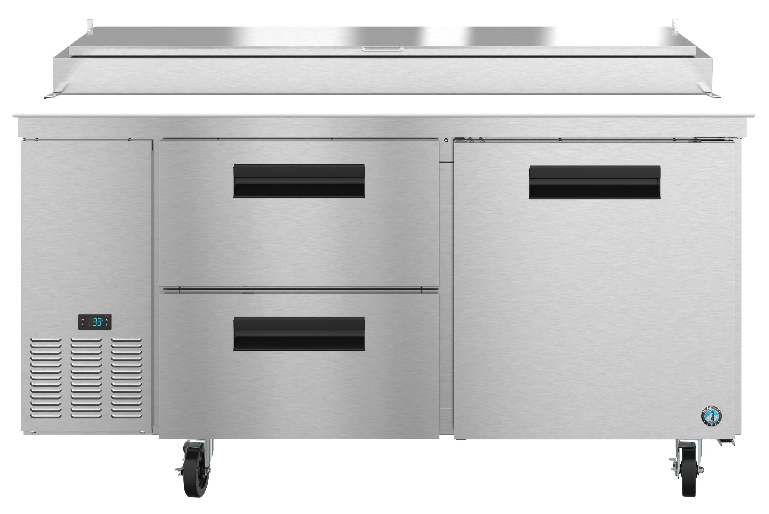 Hoshizaki PR67A-D2 | 67" Wide 2 Drawer Pizza Prep Table