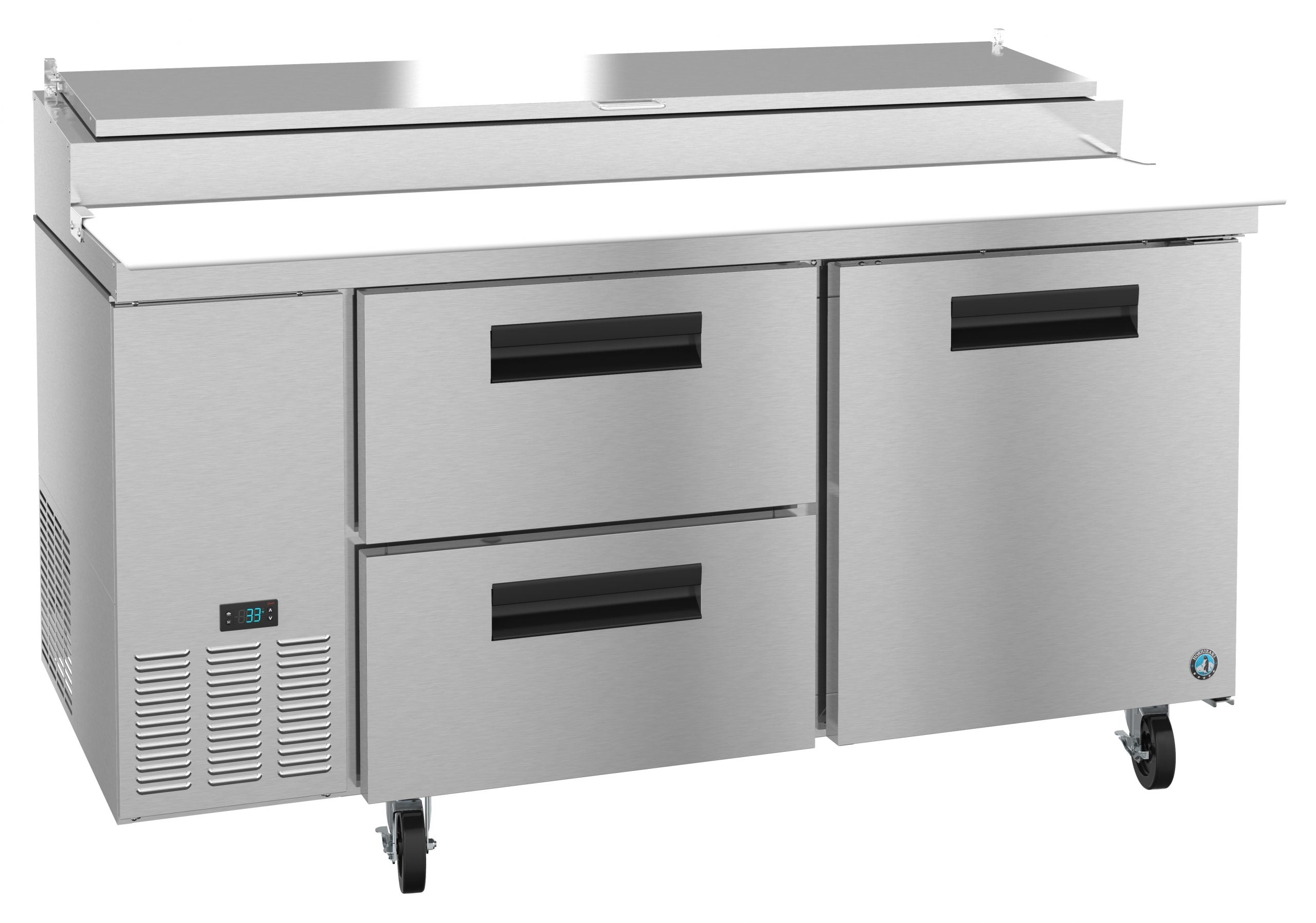 Hoshizaki PR67A-D2 | 67" Wide 2 Drawer Pizza Prep Table