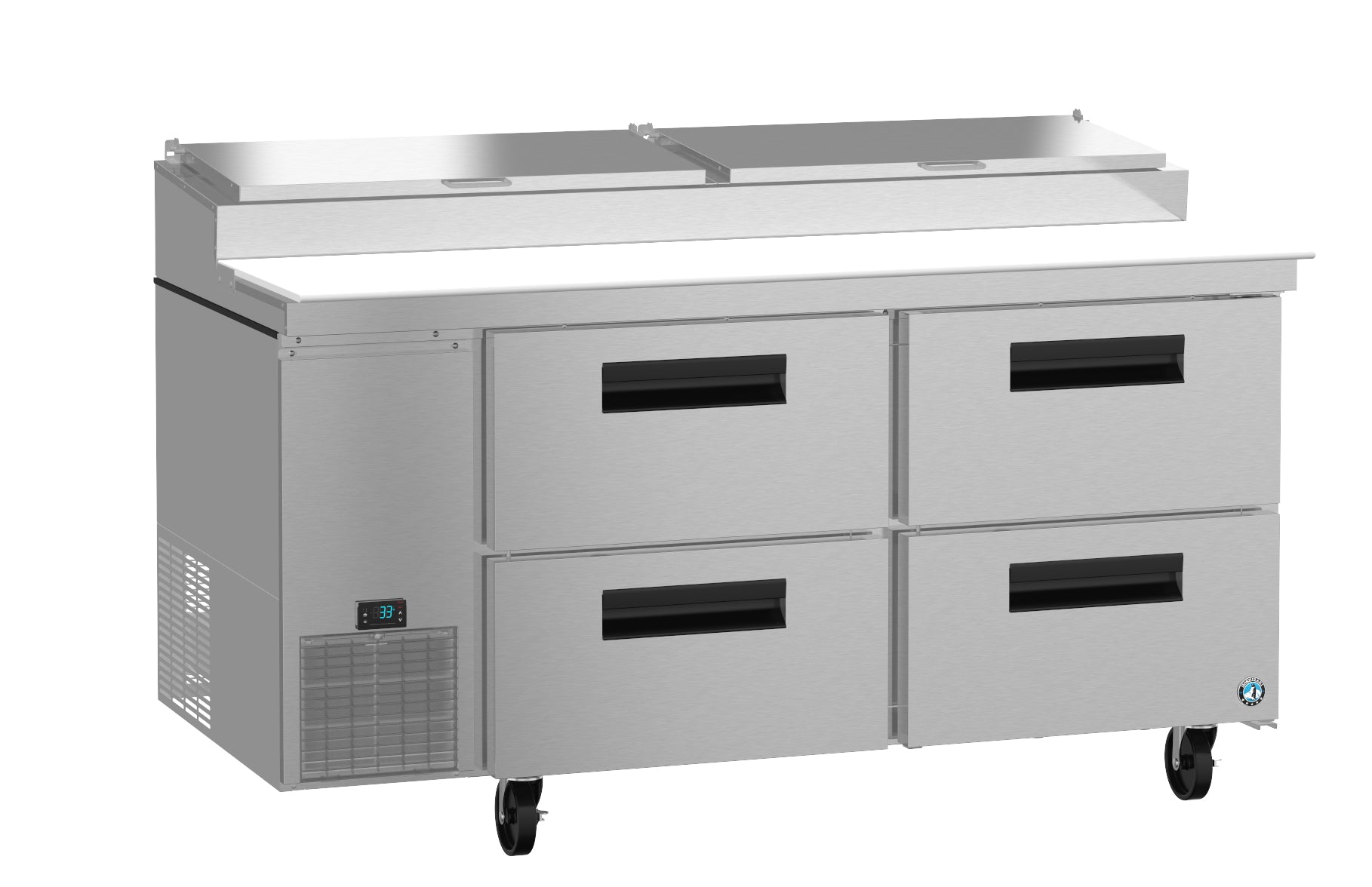 Hoshizaki PR67A-D4 | 67" Wide 4 Drawer Pizza Prep Table