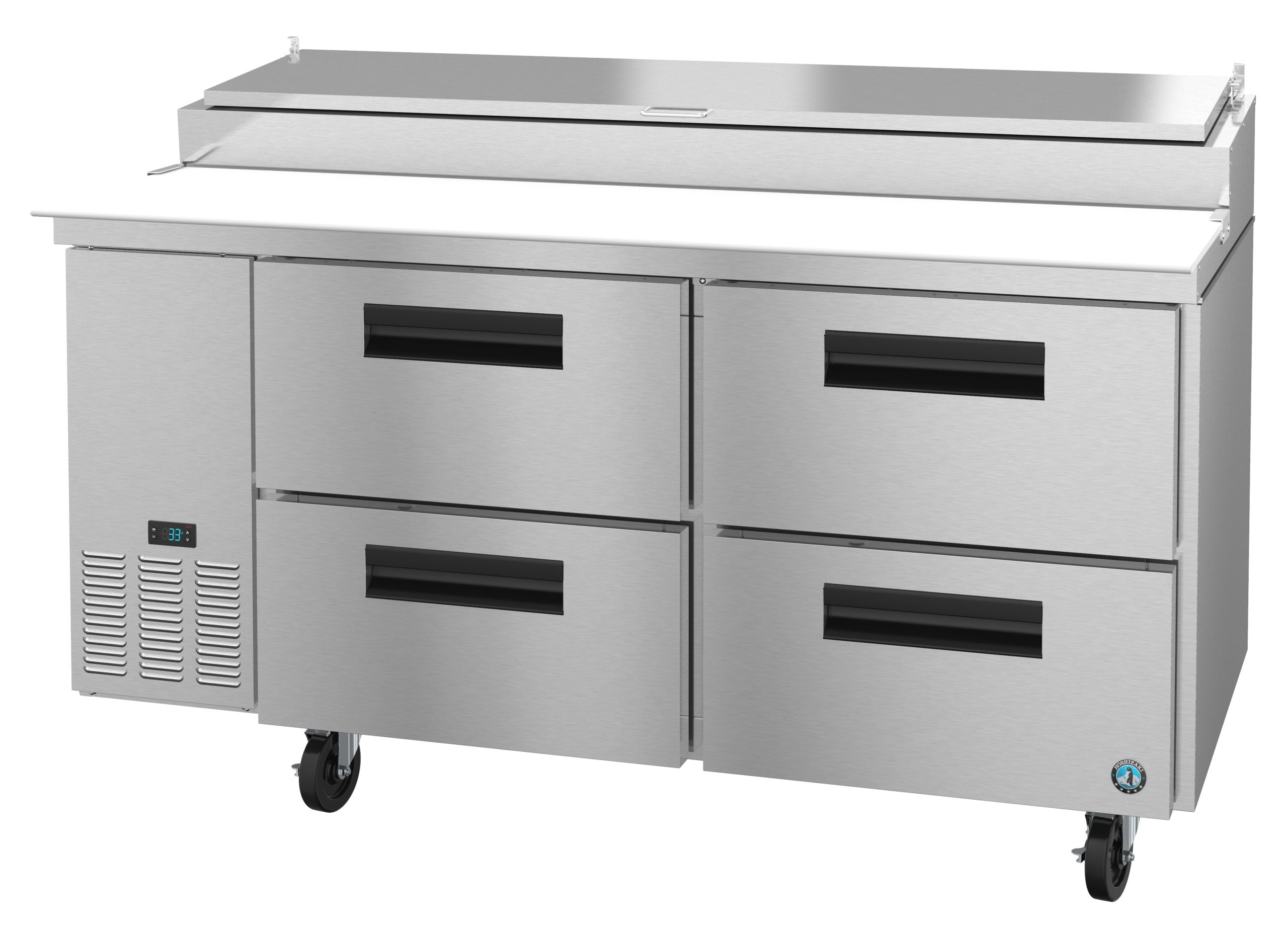 Hoshizaki PR67A-D4 | 67" Wide 4 Drawer Pizza Prep Table