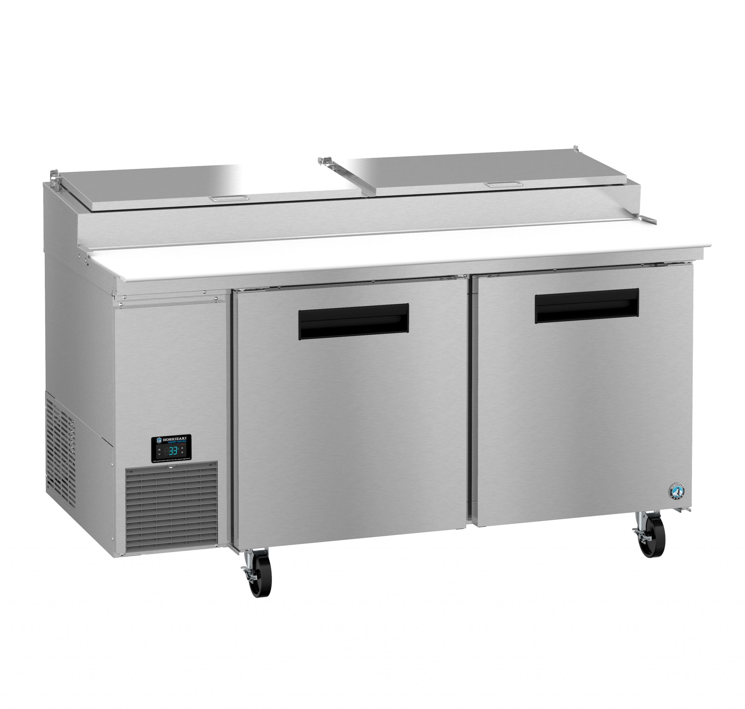 Hoshizaki PR67B | 67" Wide 2 Door Pizza Prep Table