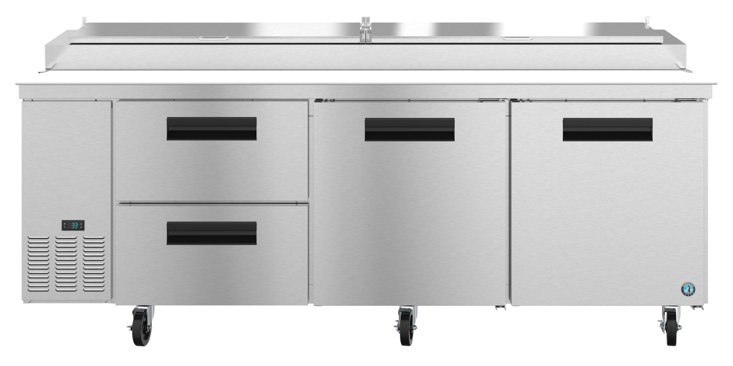 Hoshizaki PR93A-D2 | 93" Wide 2 Drawer Pizza Prep Table