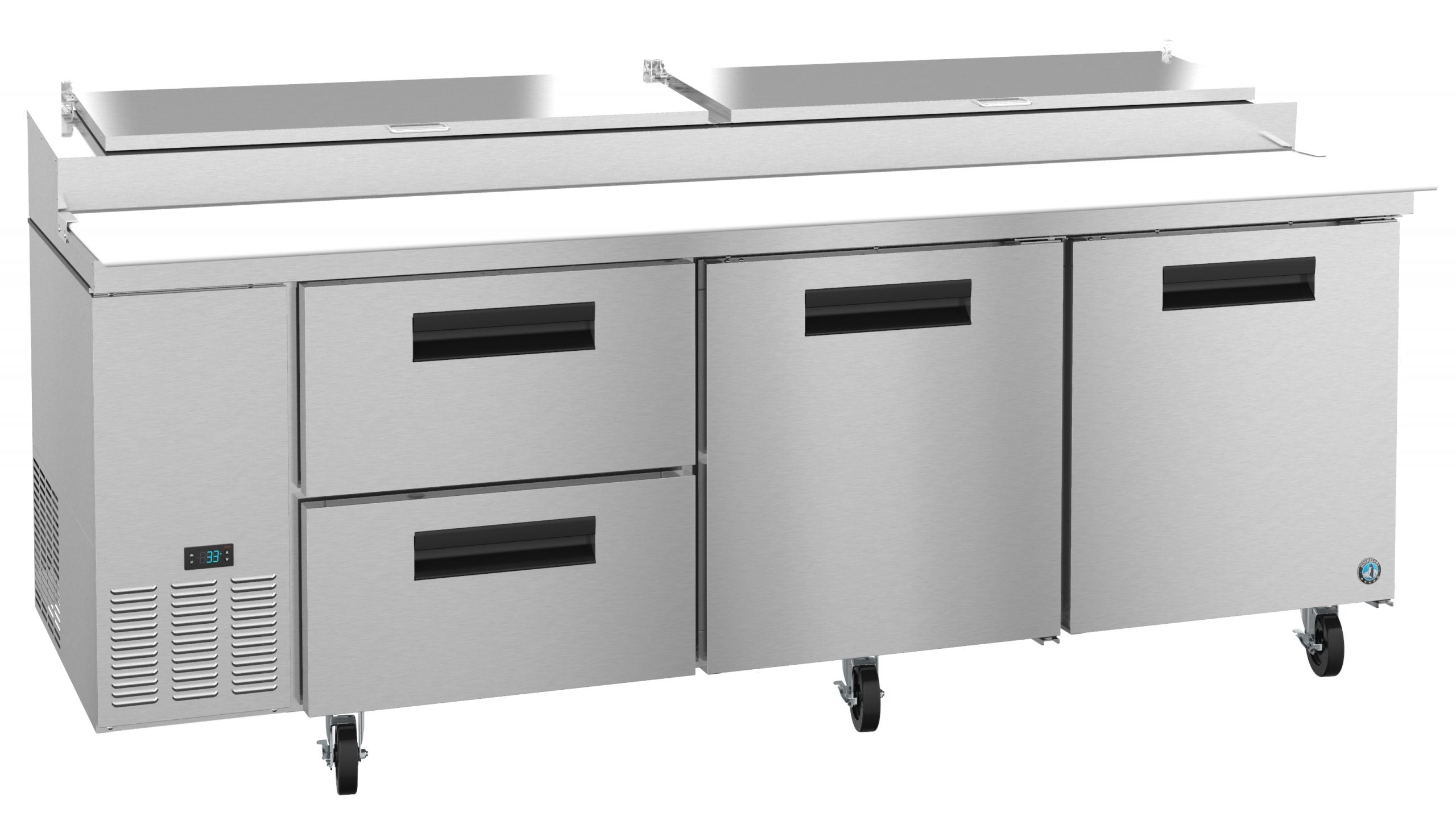 Hoshizaki PR93A-D2 | 93" Wide 2 Drawer Pizza Prep Table