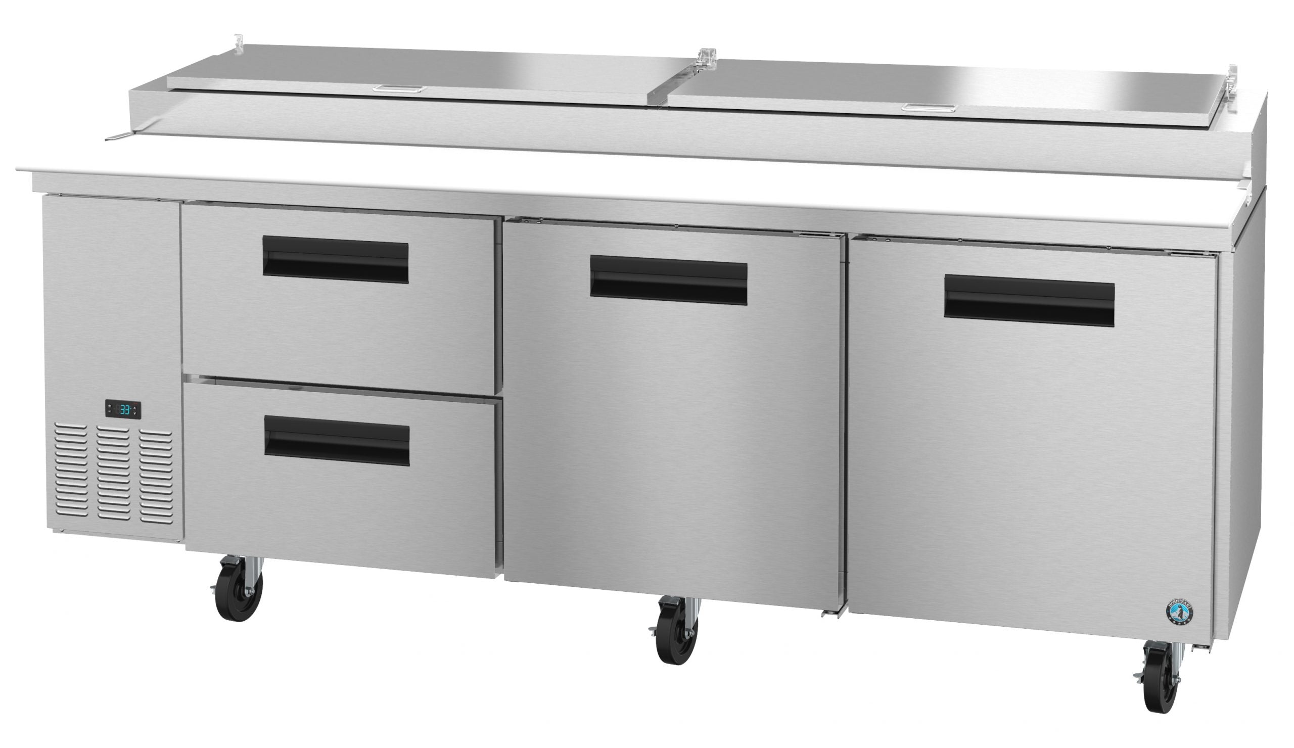 Hoshizaki PR93A-D2 | 93" Wide 2 Drawer Pizza Prep Table