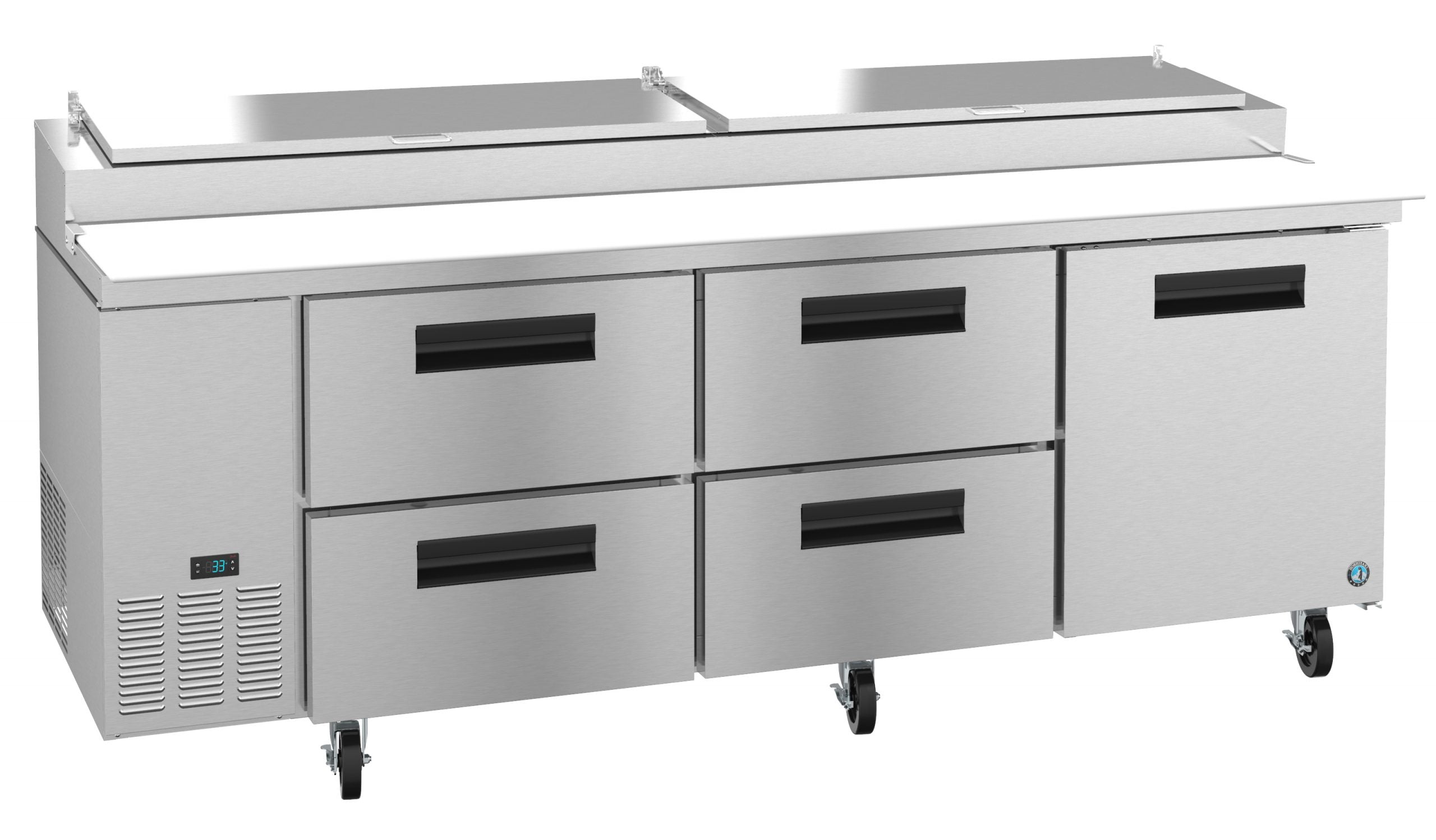 Hoshizaki PR93A-D4 | 93" Wide 4 Drawer Pizza Prep Table