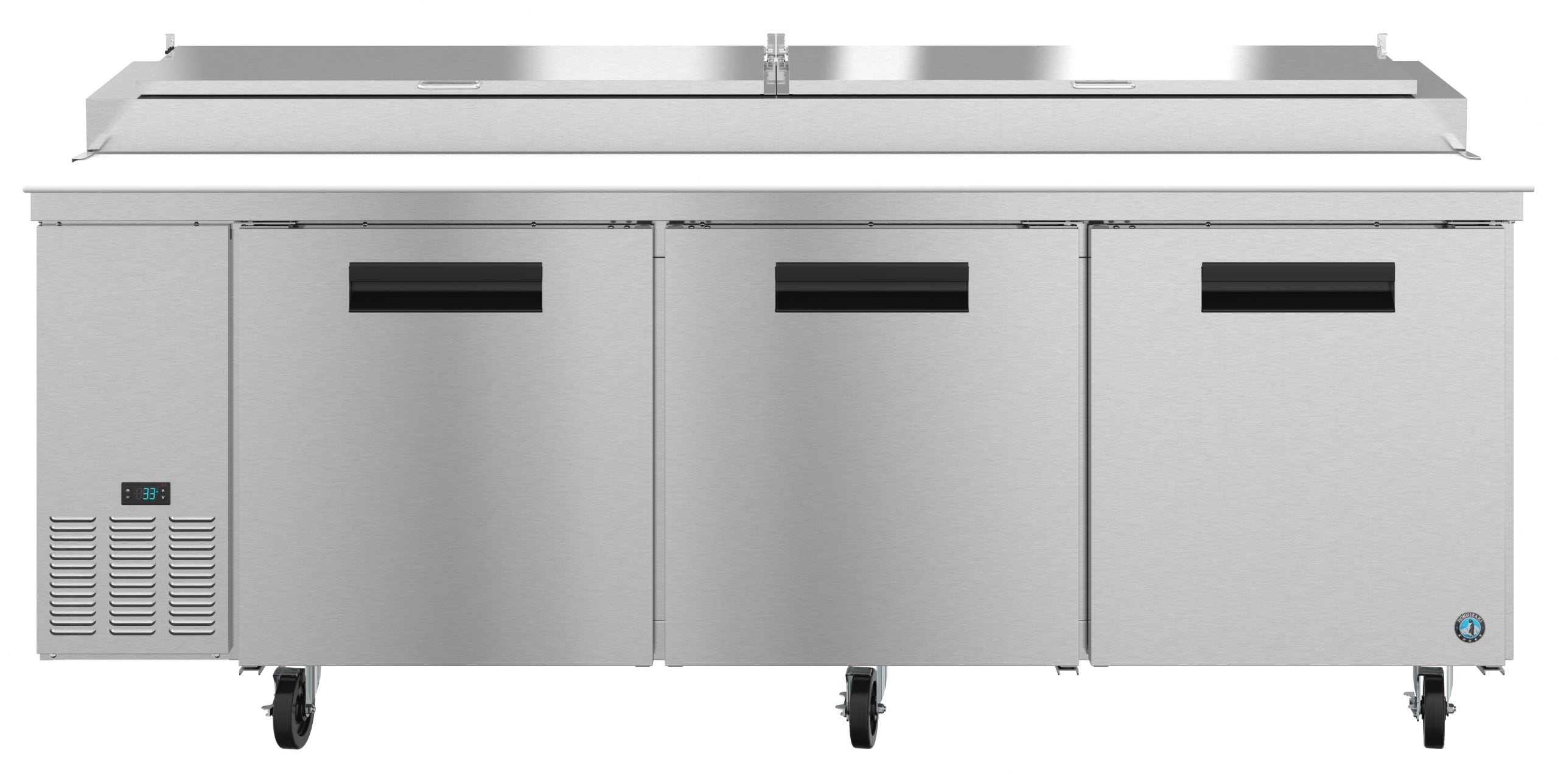 Hoshizaki PR93A | 93" Wide 3 Door Pizza Prep Table