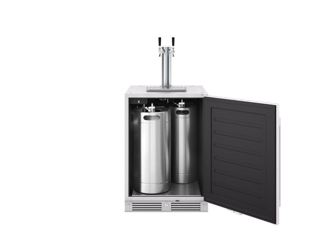 Zephyr PRKB24C01AS-OD | 24" Wide Outdoor Kegerator & Beverage Fridge