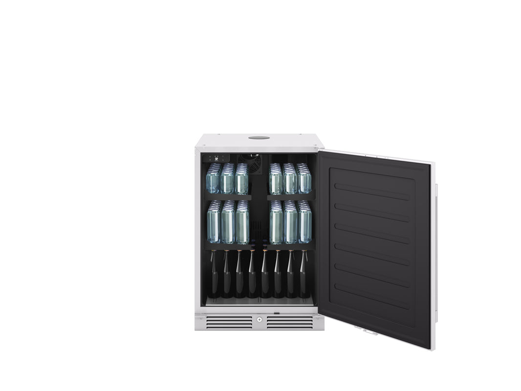 Zephyr PRKB24C01AS-OD | 24" Wide Outdoor Kegerator & Beverage Fridge