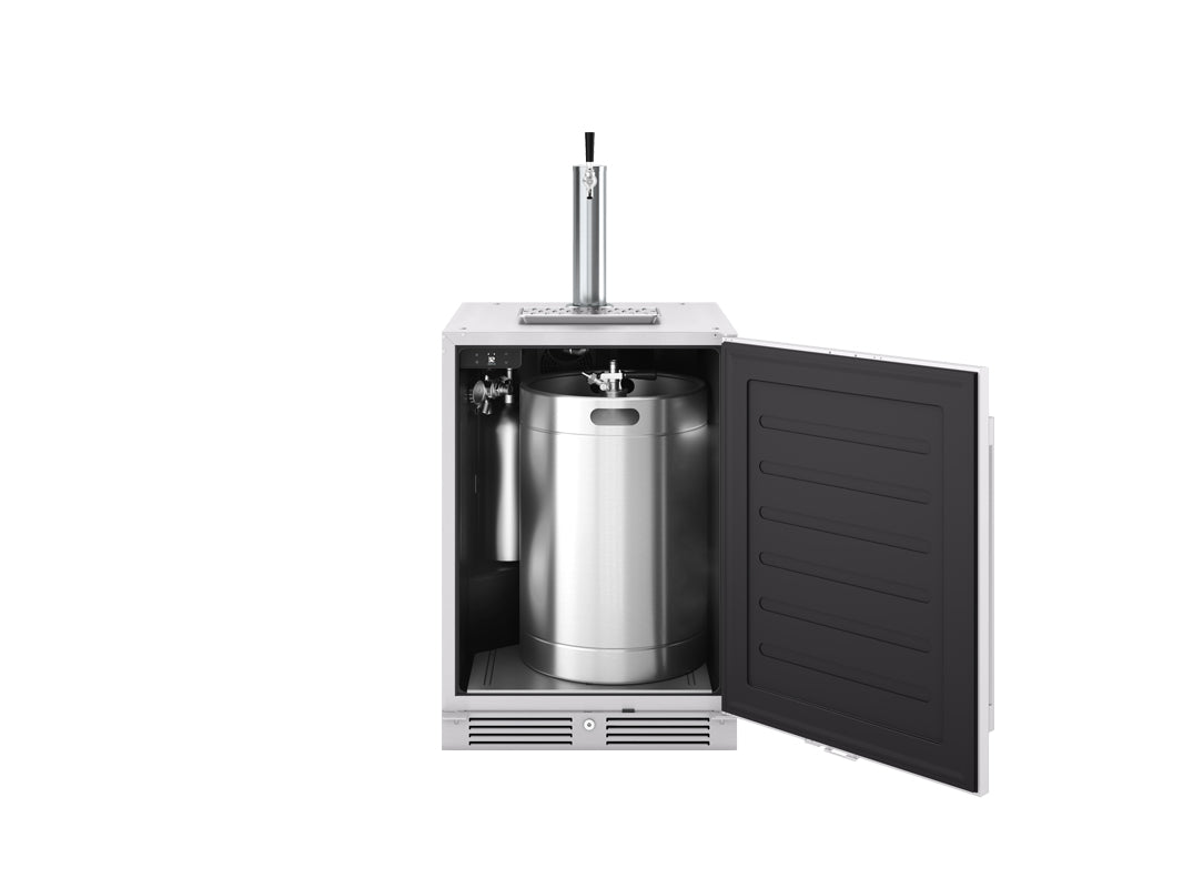 Zephyr PRKB24C01AS-OD | 24" Wide Outdoor Kegerator & Beverage Fridge