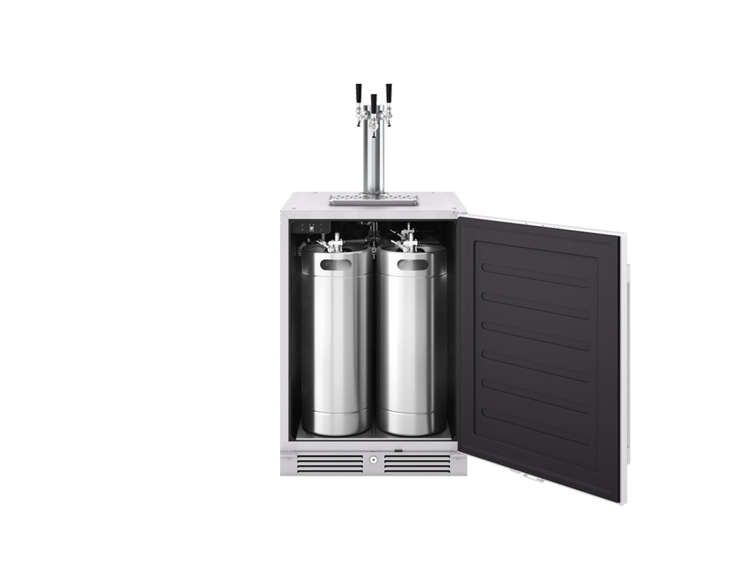 Zephyr PRKB24C01AS-OD | 24" Wide Outdoor Kegerator & Beverage Fridge