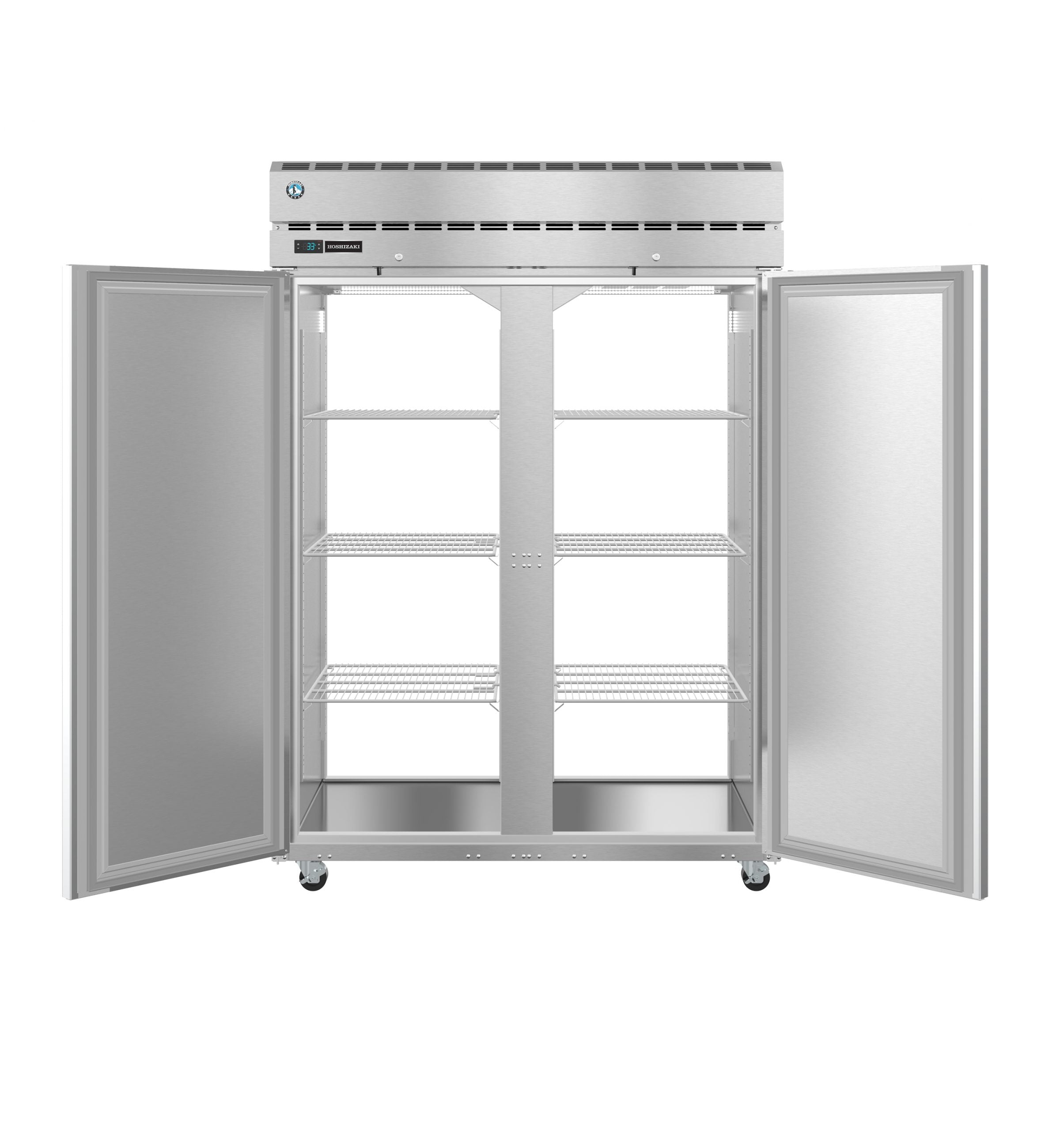 Hoshizaki PT2A-HS-HS | 55" Wide 8 Door Top Mount Pass-Thru Refrigerator