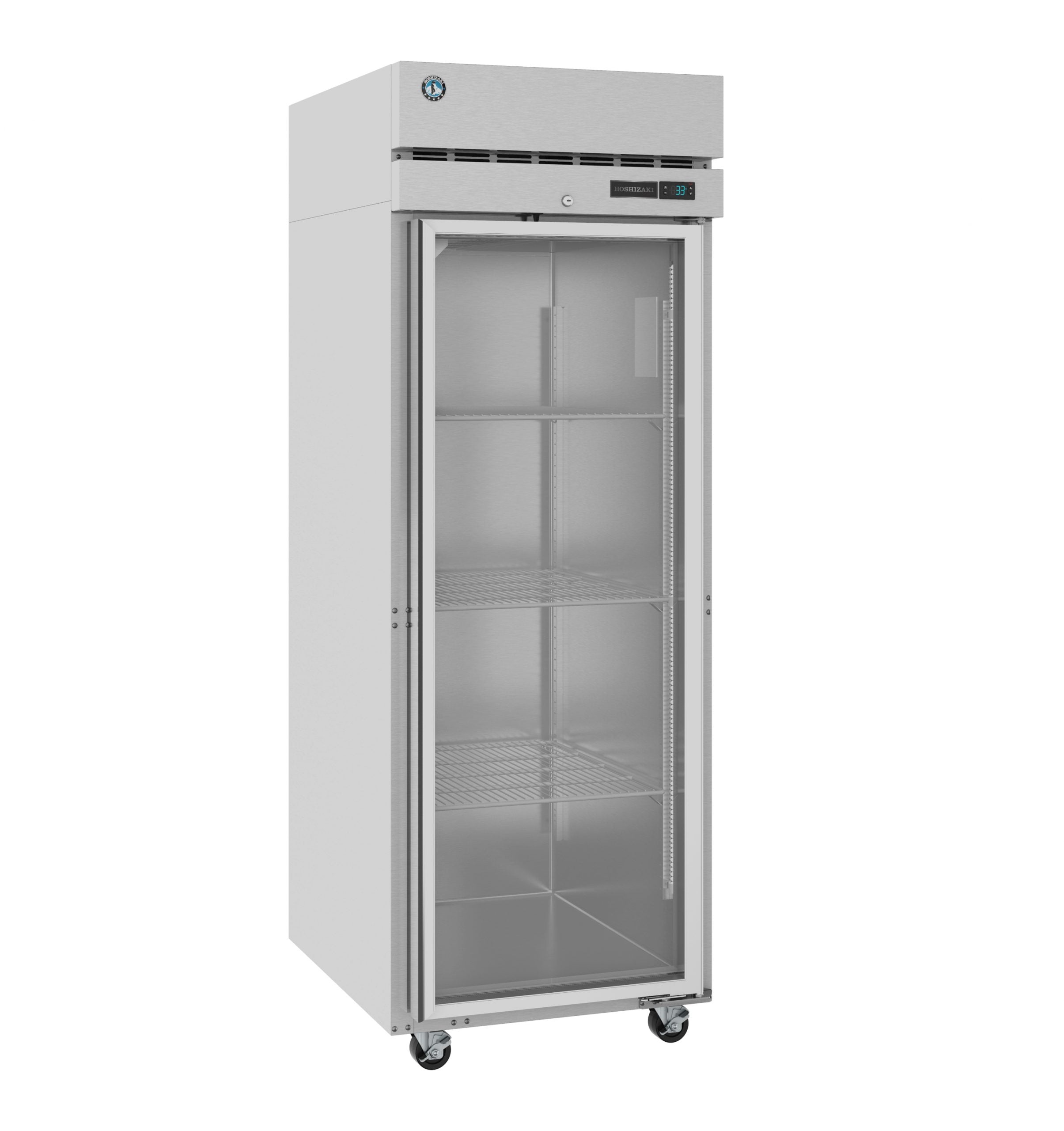 Hoshizaki R1A-FG | 28" Wide 1 Glass Door Top Mount Reach-In Refrigerator