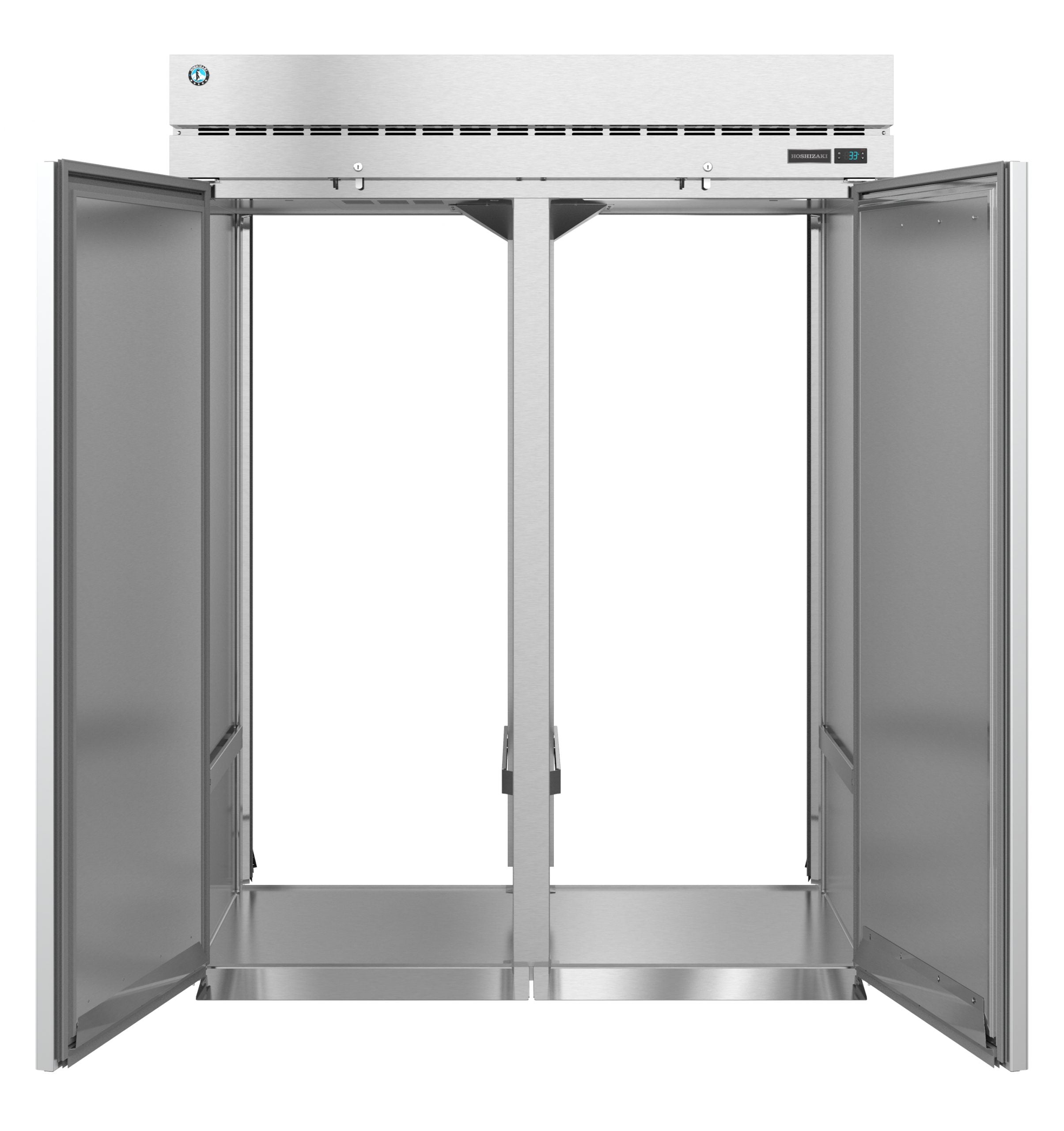 Hoshizaki RT2A-FS-FS | 68" Wide 2 Door Top Mount Roll-Thru Refrigerator