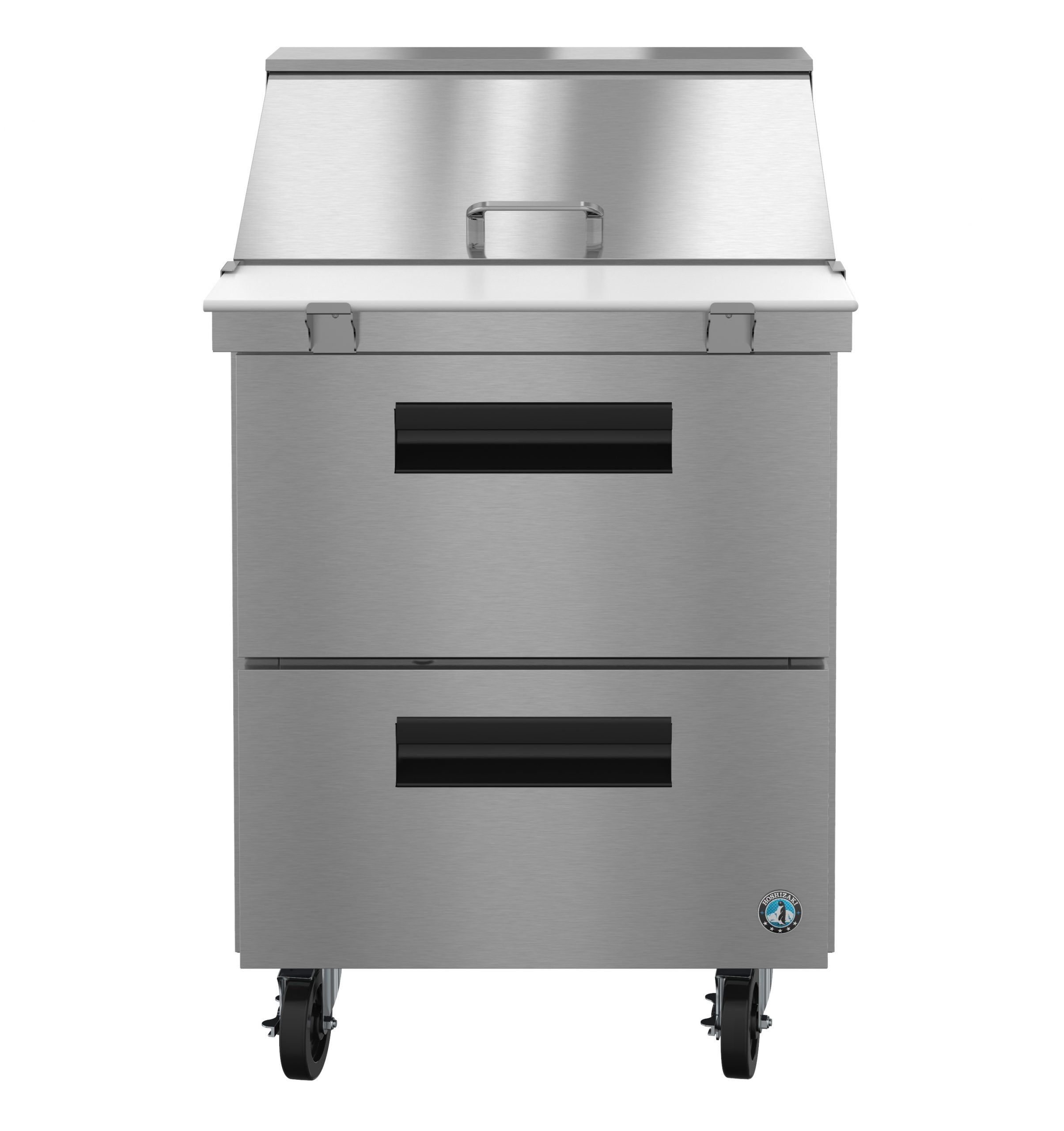 Hoshizaki SR27B-12MD2 | 27" Wide 2 Drawer Mega Top Sandwich Prep Table