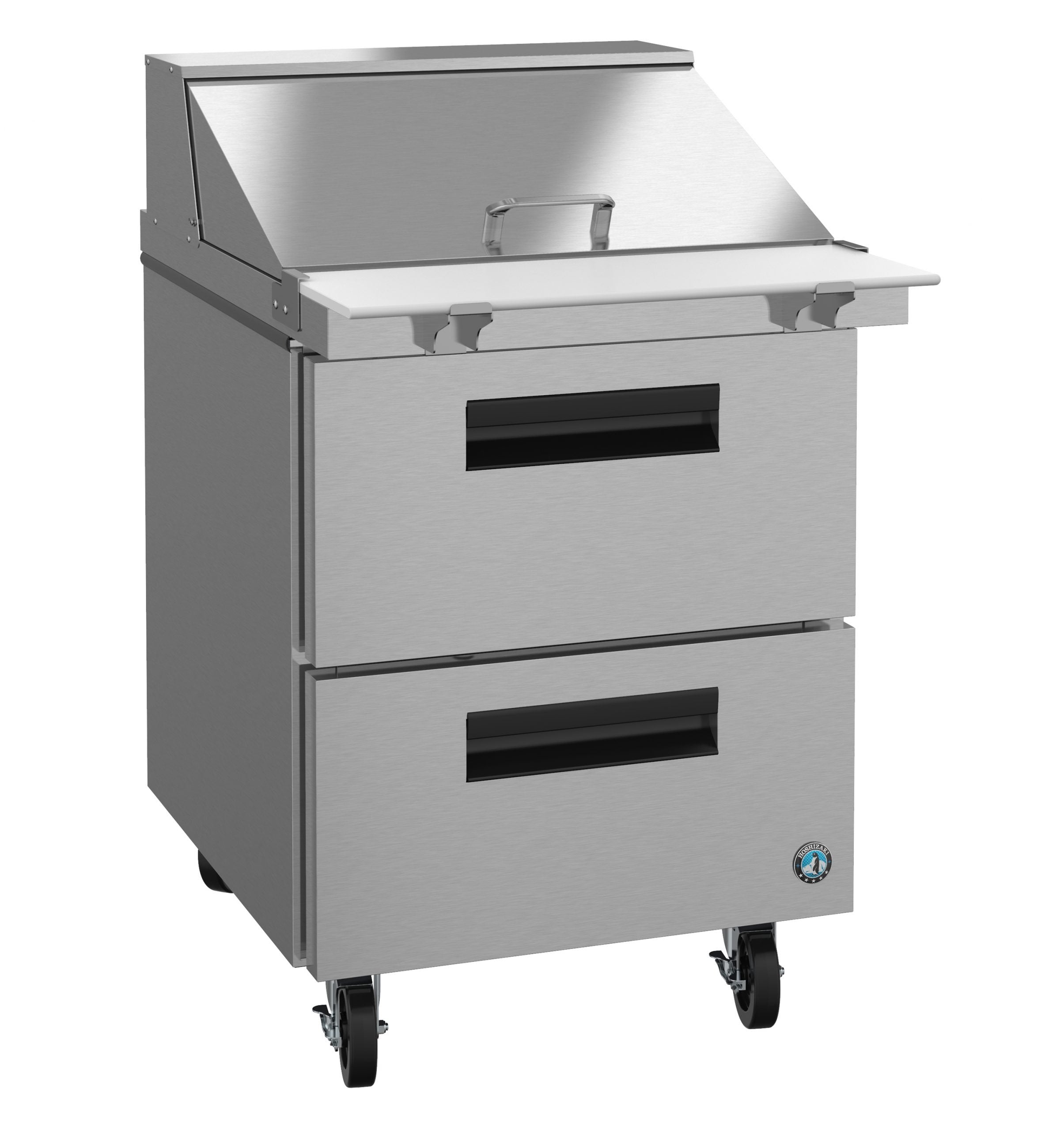 Hoshizaki SR27B-12MD2 | 27" Wide 2 Drawer Mega Top Sandwich Prep Table