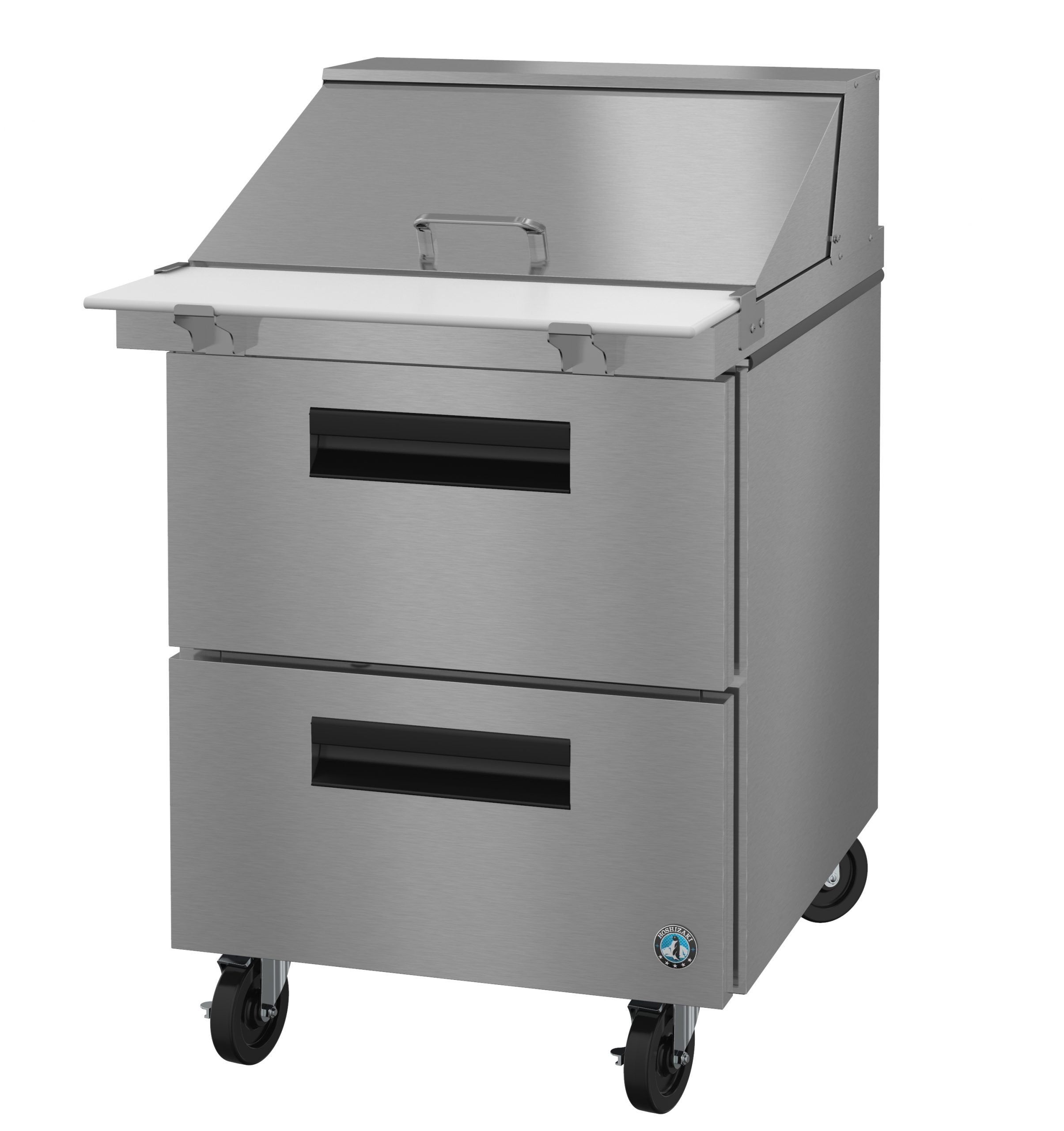 Hoshizaki SR27B-12MD2 | 27" Wide 2 Drawer Mega Top Sandwich Prep Table