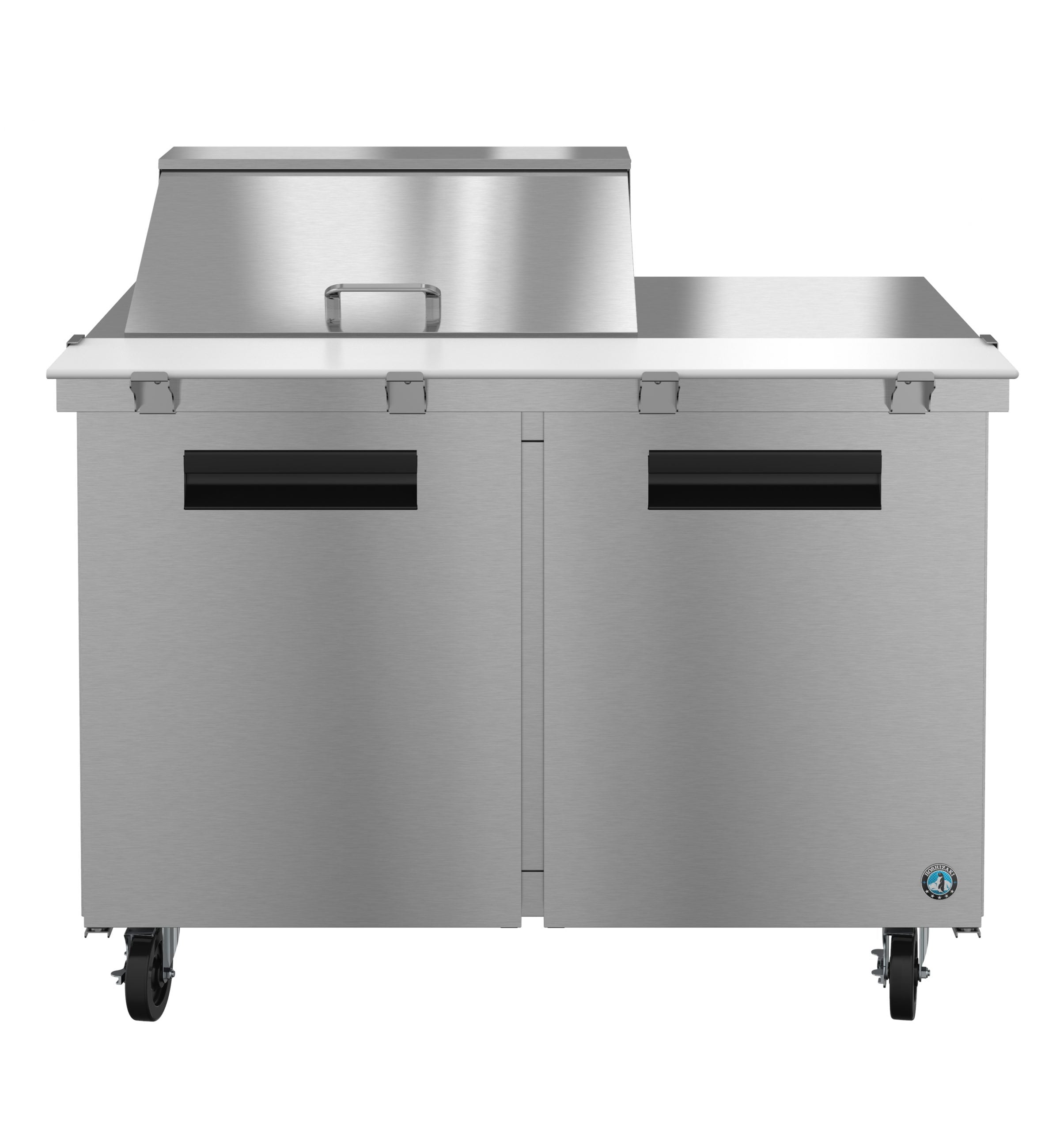 Hoshizaki SR48B-12M | 48" Wide 2 Door Mega Top Sandwich Prep Table