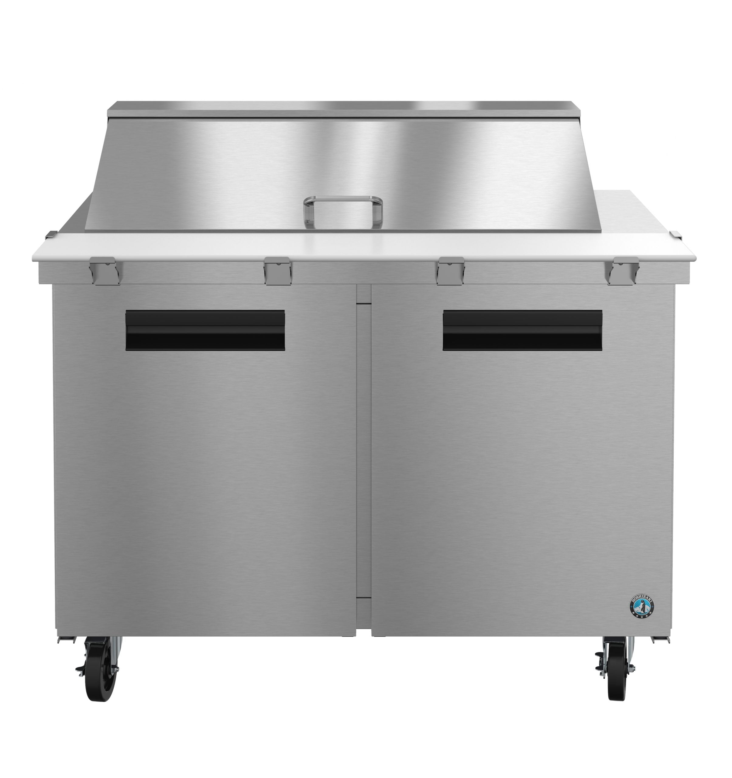 Hoshizaki SR48B-18M | 48" Wide 2 Door Mega Top Sandwich Prep Table