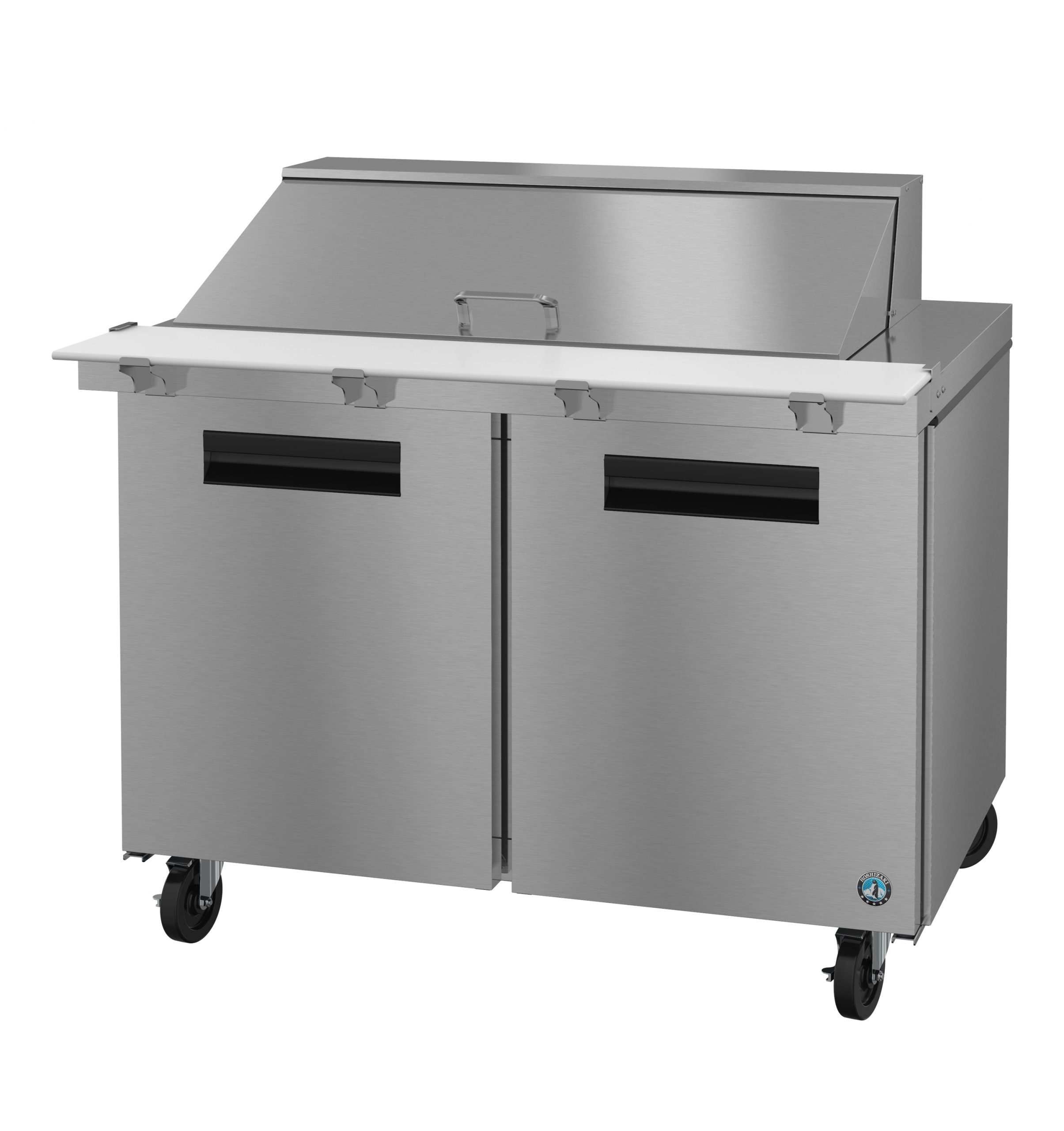 Hoshizaki SR48B-18M | 48" Wide 2 Door Mega Top Sandwich Prep Table