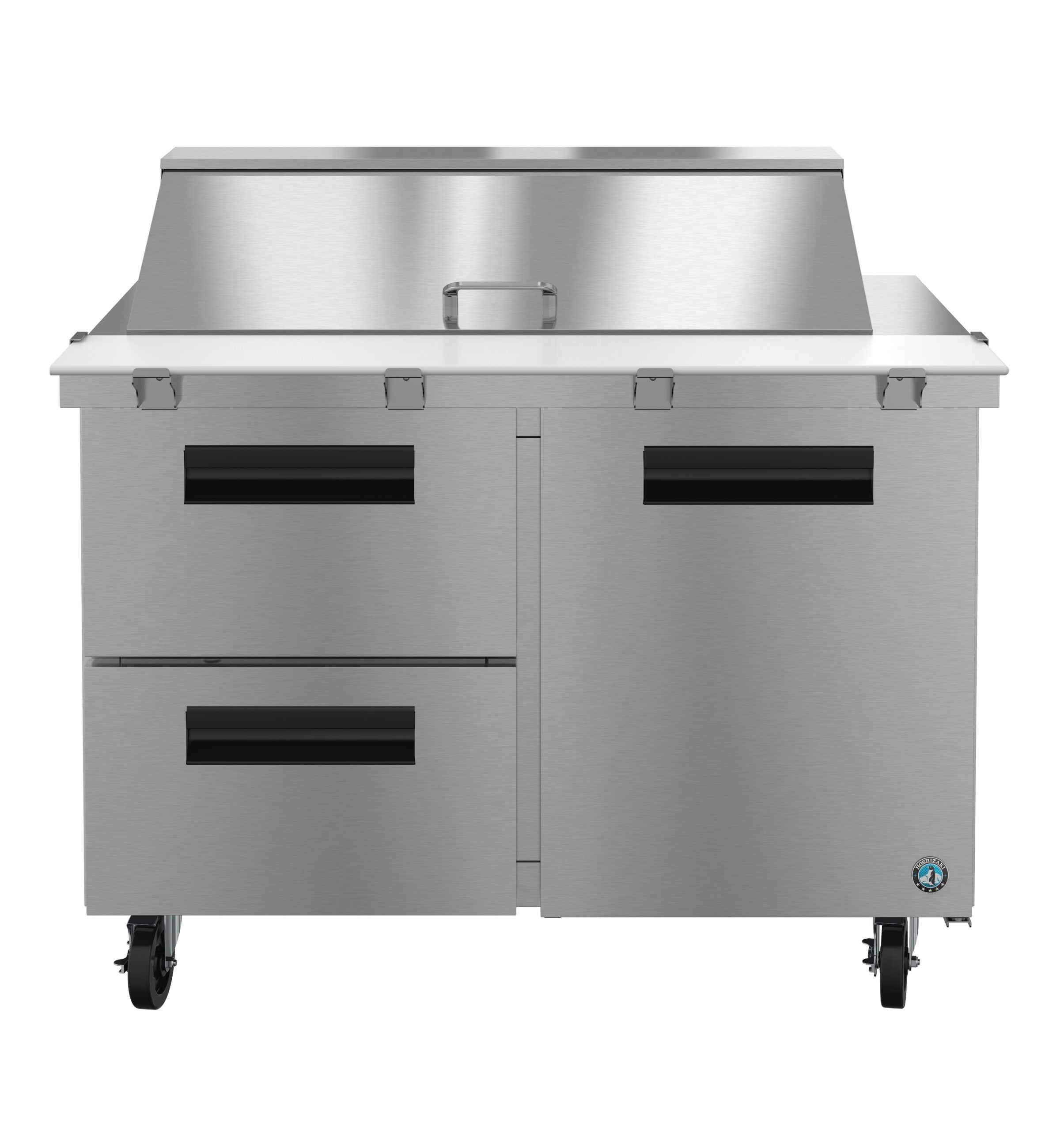 Hoshizaki SR48B-18MD2 | 48" Wide 2 Drawer Mega Top Sandwich Prep Table