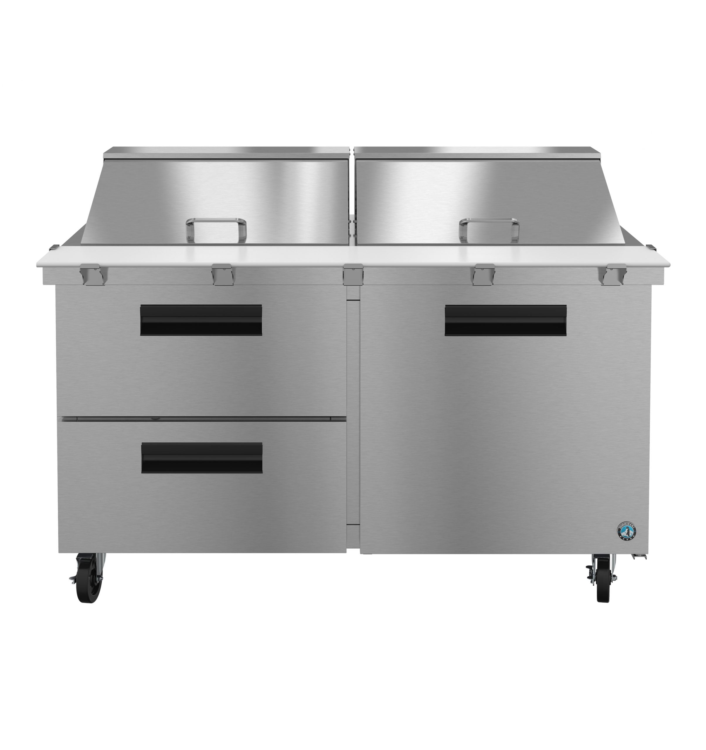 Hoshizaki SR60B-24MD2 | 60" Wide 2 Drawer Mega Top Sandwich Prep Table