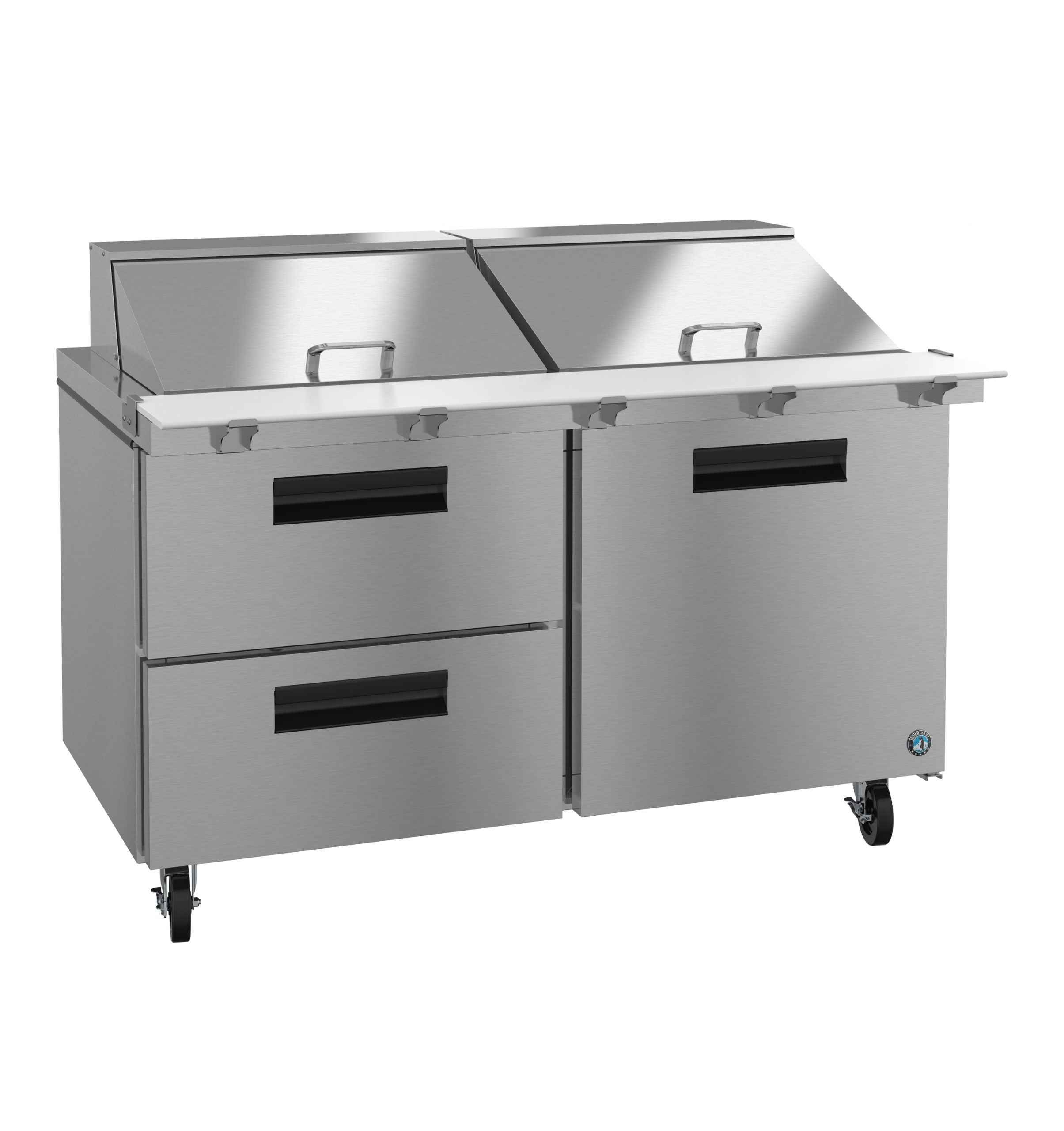 Hoshizaki SR60B-24MD2 | 60" Wide 2 Drawer Mega Top Sandwich Prep Table