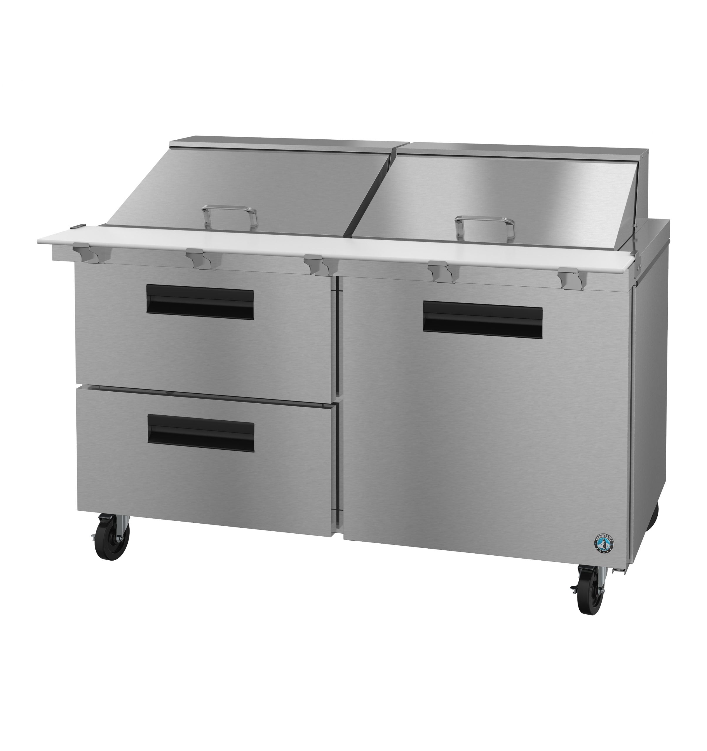 Hoshizaki SR60B-24MD2 | 60" Wide 2 Drawer Mega Top Sandwich Prep Table