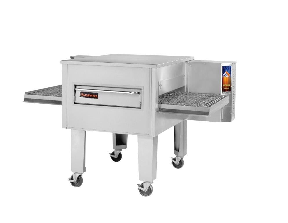 Sierra C3236 | 72.4" Wide Stainless Steel Gas/Electric Pizza Oven