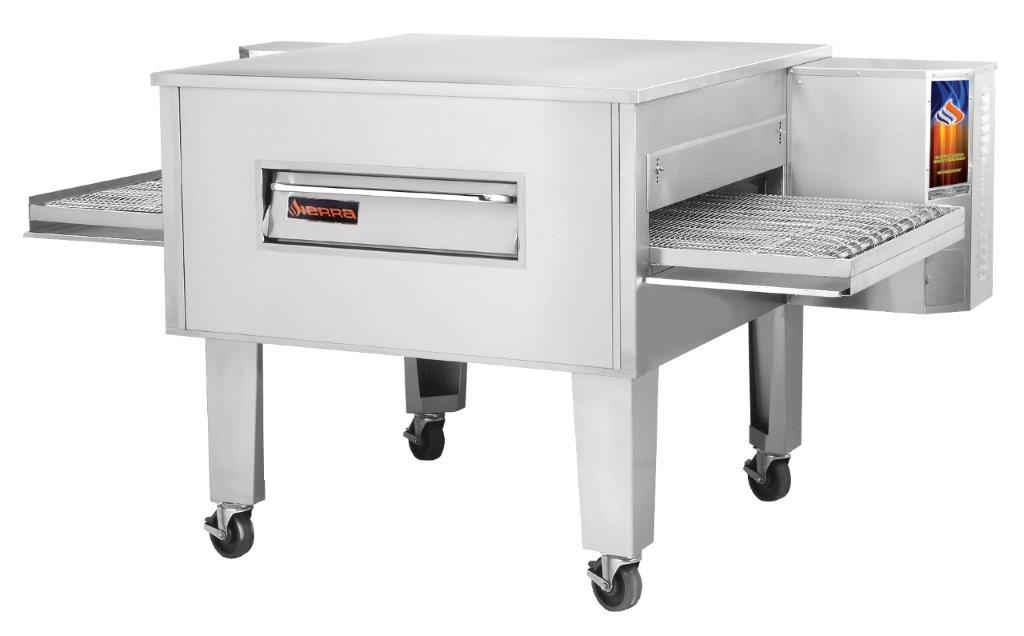 Sierra C3248 | 72.4" Wide Stainless Steel Gas/Electric Pizza Oven