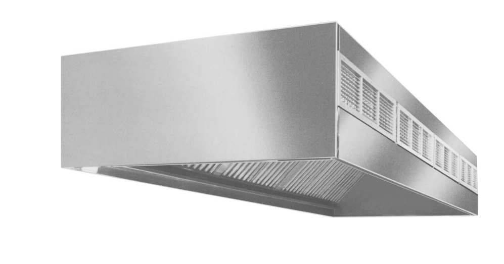 Eagle Group HEF96 | SpecAir Front Discharge Make-Up Air Exhaust Ventilation Hood