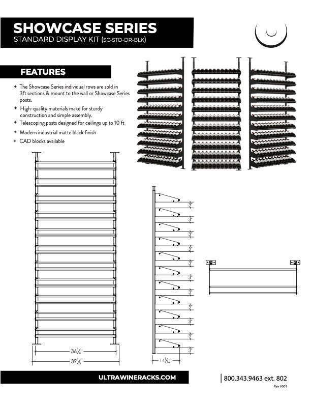 Ultra - Standard Display Kit | Black | 121 Bottles