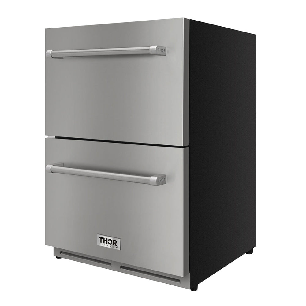 THOR TRF2401U | 24" Wide Indoor/Outdoor Stainless Steel Refrigerator Drawer