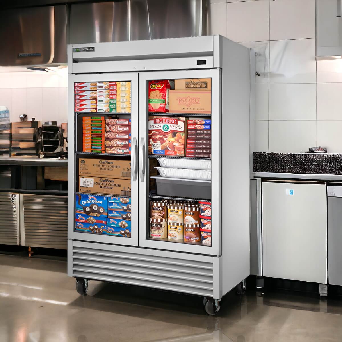 True TS-49FG-HC~FGD01 | 54" Wide 2 Door Reach-In Freezer