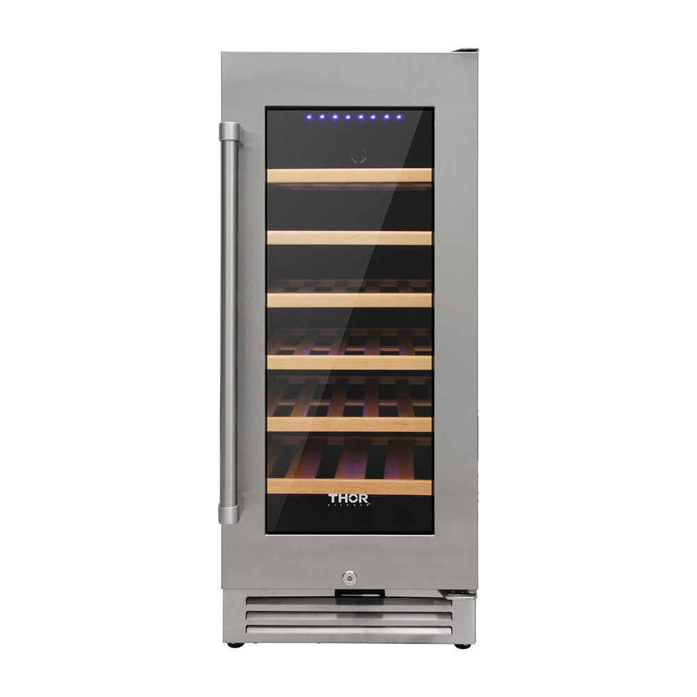 THOR TWC1501 | 15" Wide Single Zone 33 Bottle Wine Fridge