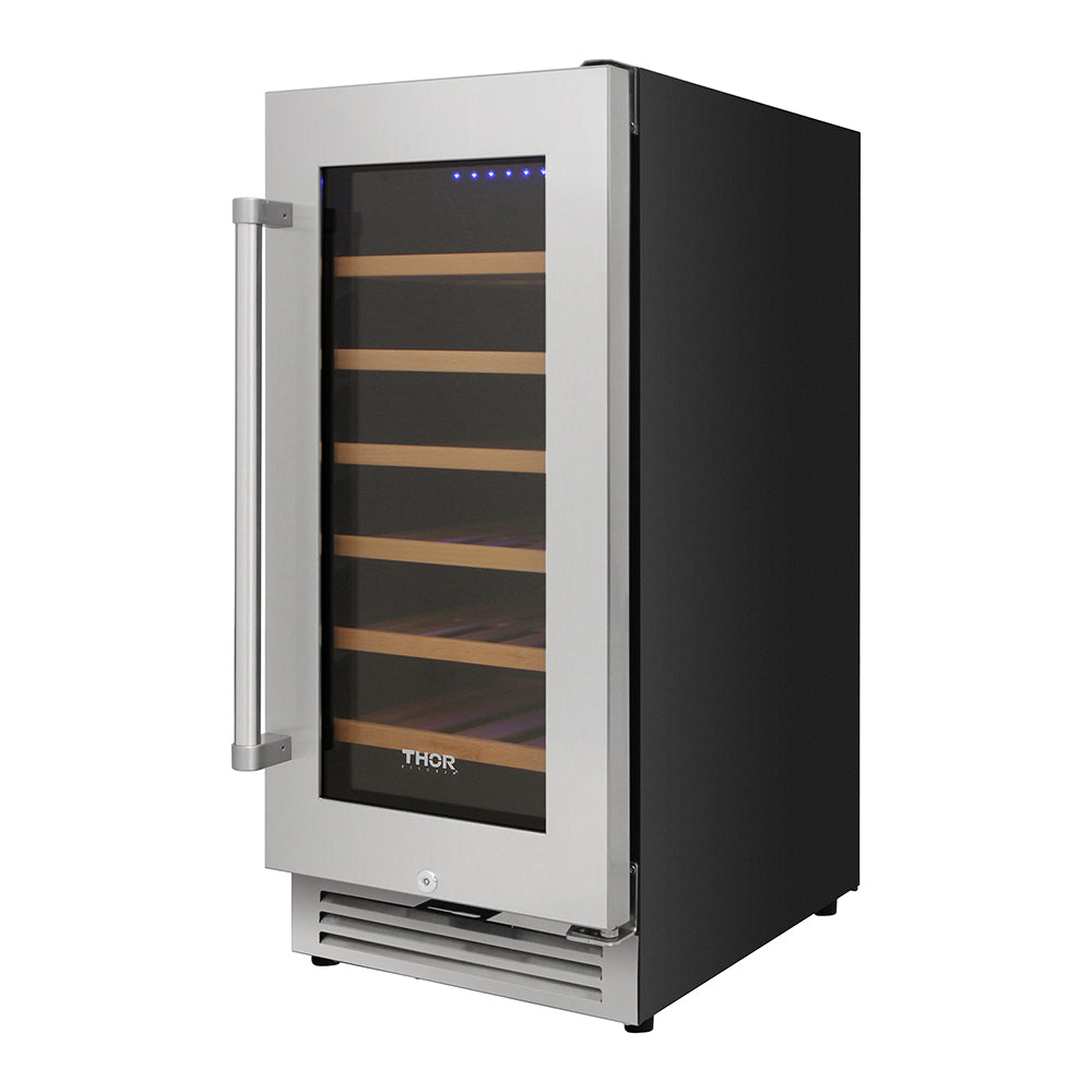 THOR TWC1501 | 15" Wide Single Zone 33 Bottle Wine Fridge