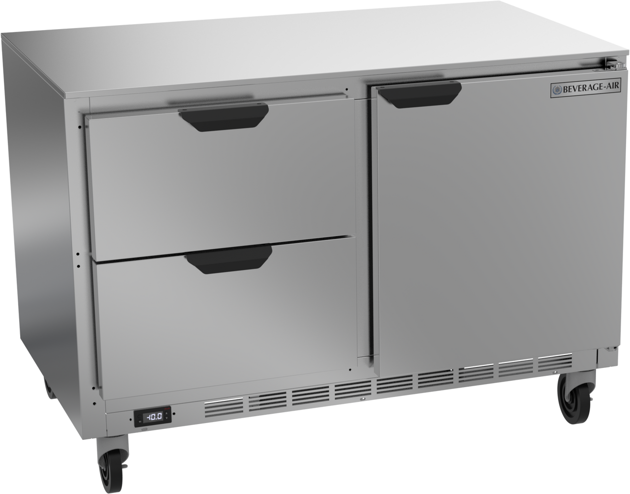 Beverage Air UCFD48AHC-2 | 67" Wide 2 Drawer Undercounter Freezer