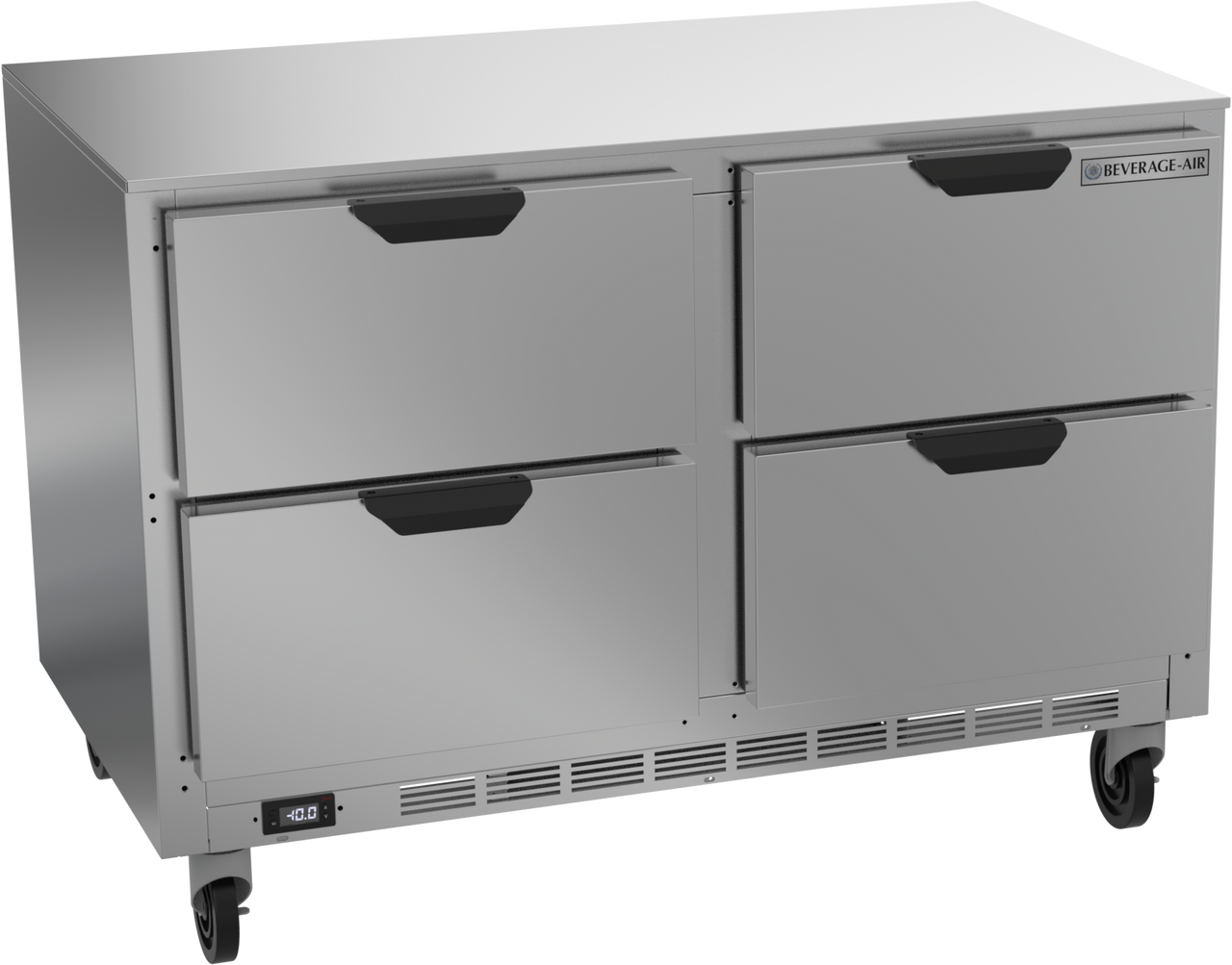 Beverage Air UCFD48AHC-4 | 48" Wide 4 Drawer Undercounter Freezer