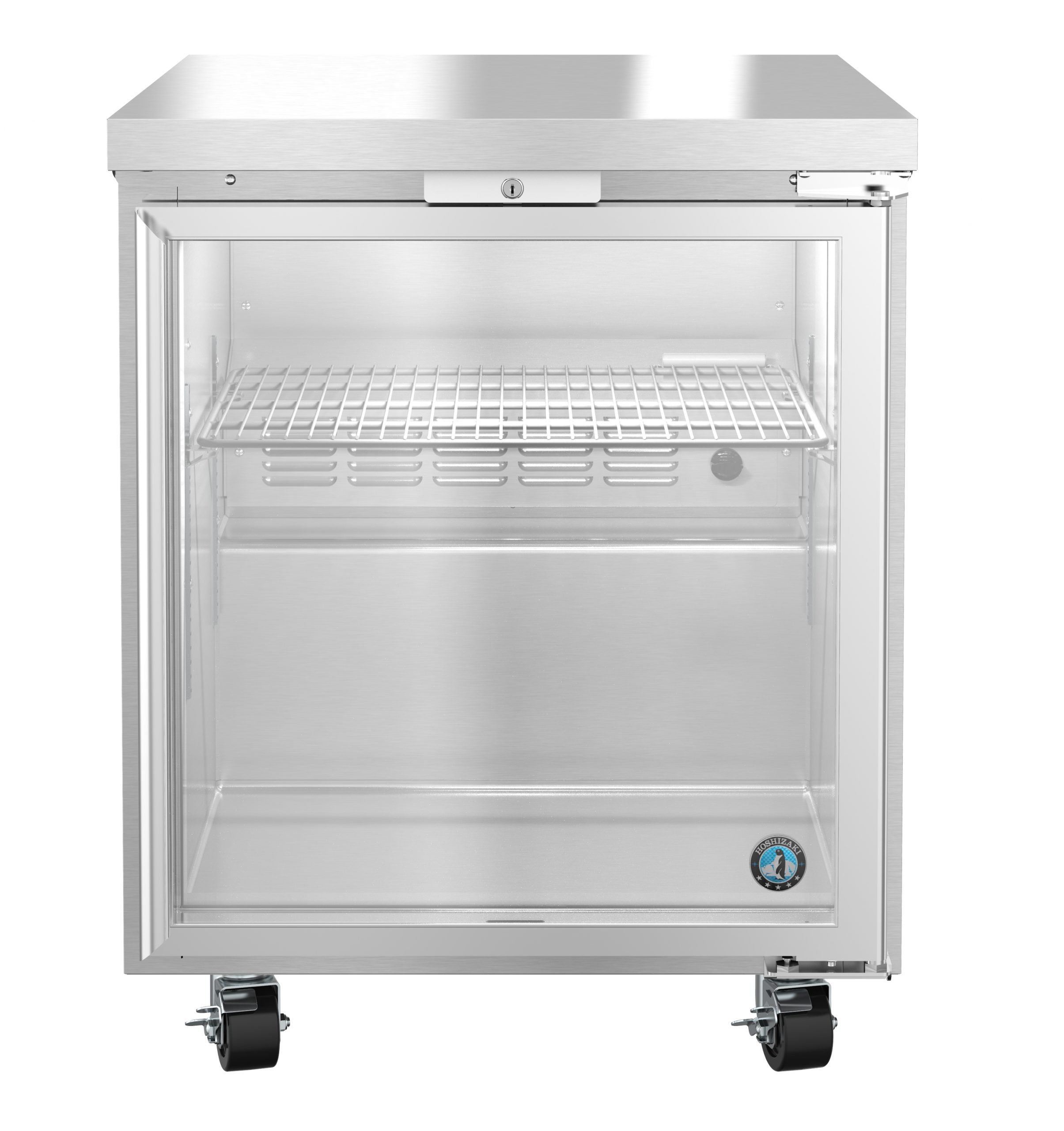 Hoshizaki UF27B-GLP01 | 27" Wide 1 Glass Door Undercounter Freezer