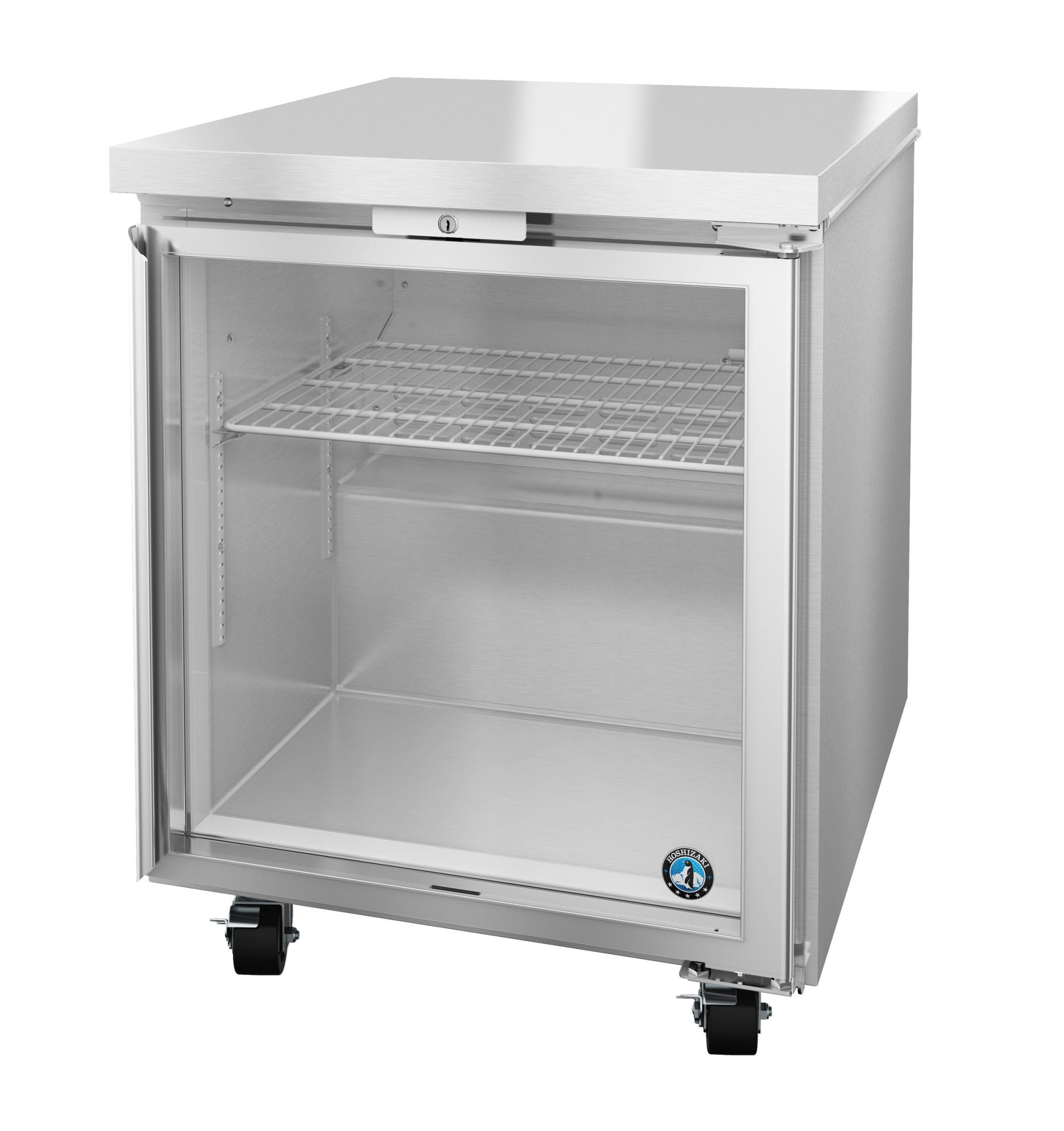 Hoshizaki UF27B-GLP01 | 27" Wide 1 Glass Door Undercounter Freezer