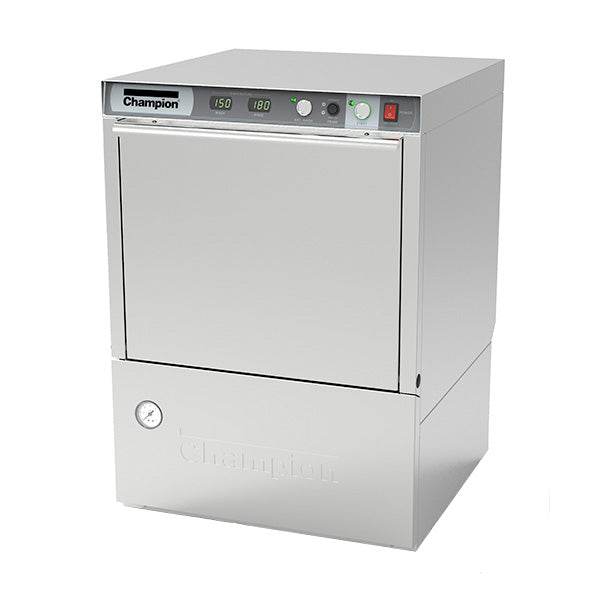 Champion UH-230B | 24" Wide High Temp Undercounter Dishwasher w/ Built-In Booster Heater