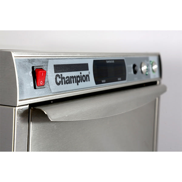 Champion UH-330 | 24" Wide High Temp Undercounter Dishwasher w/ Built-In Booster Heater & Heat Recovery