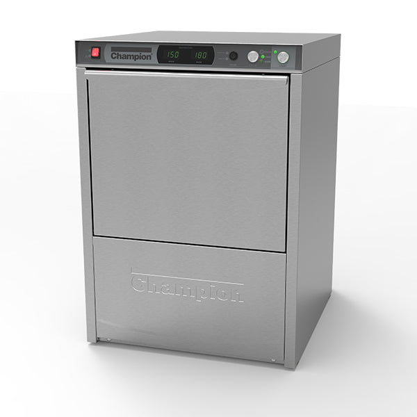 Champion UH-330 | 24" Wide High Temp Undercounter Dishwasher w/ Built-In Booster Heater & Heat Recovery