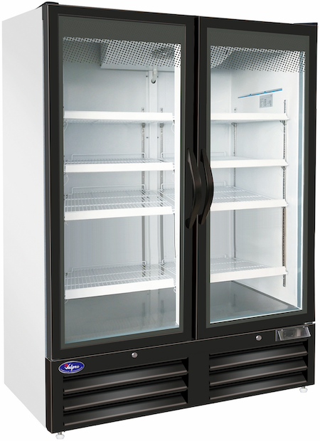 Valpro VP2F-48M | 54" Wide 2 Swing Door White Merchandiser Freezer