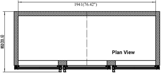 Valpro VP3F-72MDV | 81" Wide 3 Swing Door White Merchandiser Freezer