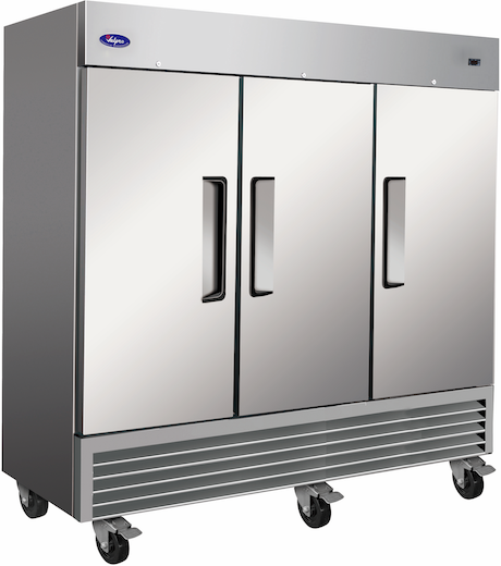 Valpro VP3FDV-HC | 81" Wide 3 Door Bottom Mount Reach-In Freezer