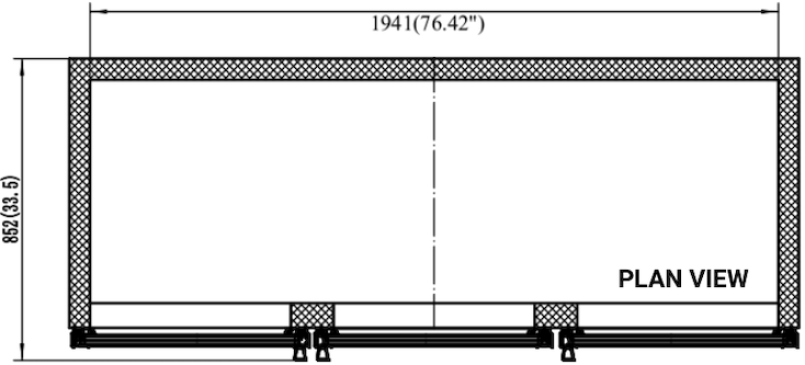 Valpro VP3R-72M | 81" Wide 3 Swing Door White Merchandiser Refrigerator