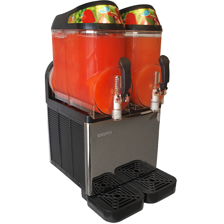 Donper XC224 | 15.75" Wide Dual 3.2 Gal Bowl Frozen Drink Dispenser