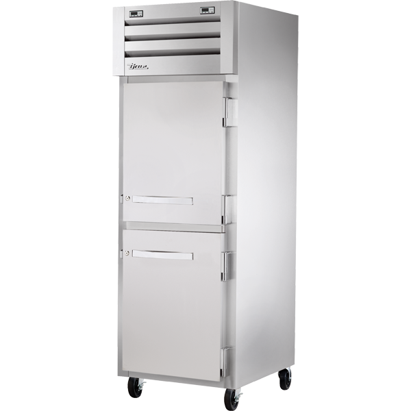 True STA1DTA-2HS-HC | 28" Wide 2 Door Reach-In Dual Temp Refrigerator/Freezer Combo