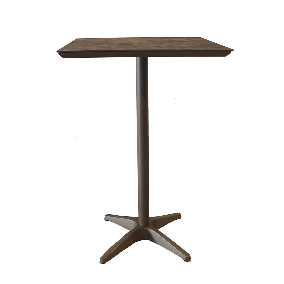 Grosfillex 28" Square Sunset Bar Height Table